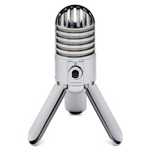 Samson Meteor Mic - Portable USB Studio Condenser Microphone - Chrome, SAMTR