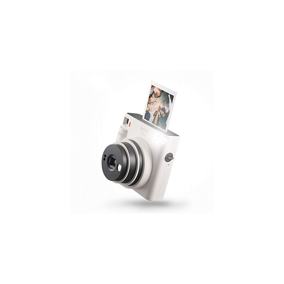 Instax SQUARE SQ1 Instant Camera, Chalk White 