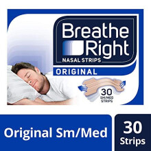 Breathe Right Congestion Relief Nasal Strips Original Small/Medium 30s