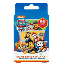 Paw Patrol Plasters, First Aid Kit (x22) Kids plasters and wipes for cleaning and protecting wounds