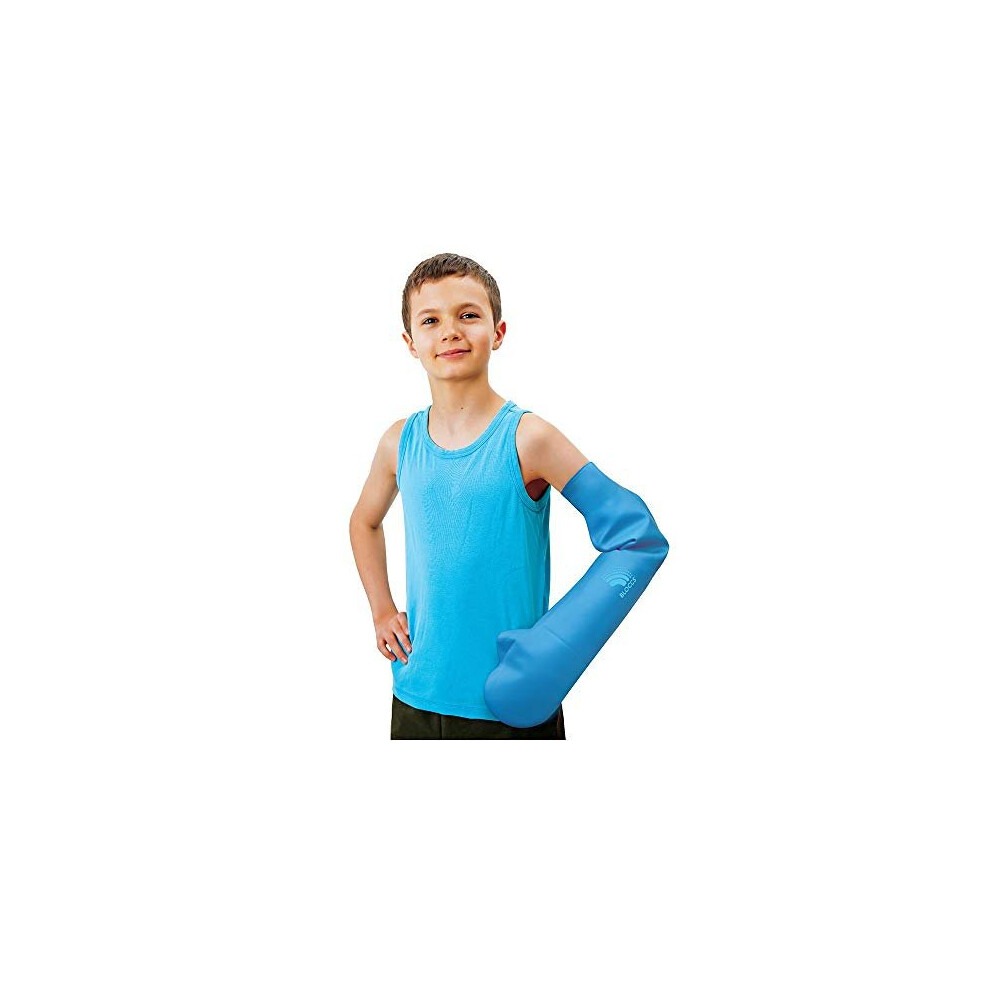Bloccs Waterproof Cover For Plaster Cast Arm, Swim, Shower & Bathe. Watertight Protector, Child Full Arm (Medium)