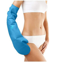Bloccs Waterproof Cover for Plaster Cast Arm, Swim, Shower & Bathe. Watertight Protector, Adult Full Arm