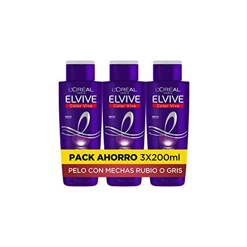 L’Oréal Paris Shampoing pour Cheveux Teints Elvive Color-vive Violeta L'Oreal Make Up (200 ml)