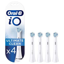 Oral-B iO Replacement Toothbrush Heads White Ultimate Clean 4pack Mailbox Fit