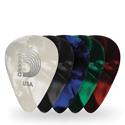 Planet Waves Assorted Pearl Celluloid Guitar Picks Pack of 10 - Medium