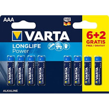 AAA-Alkali-Batterien | 1,5 V DC | 8-Kampagnen-Blister