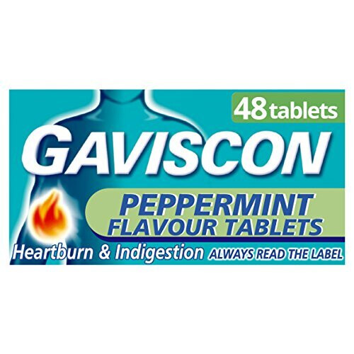 Gaviscon Peppermint Flavour 48 Chewable Tablets