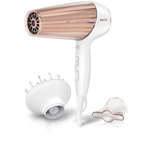 Philips MoistureProtect Hair Dryer with Ionic Conditioning, 2300W - HP8280/03 - White/Rose Gold