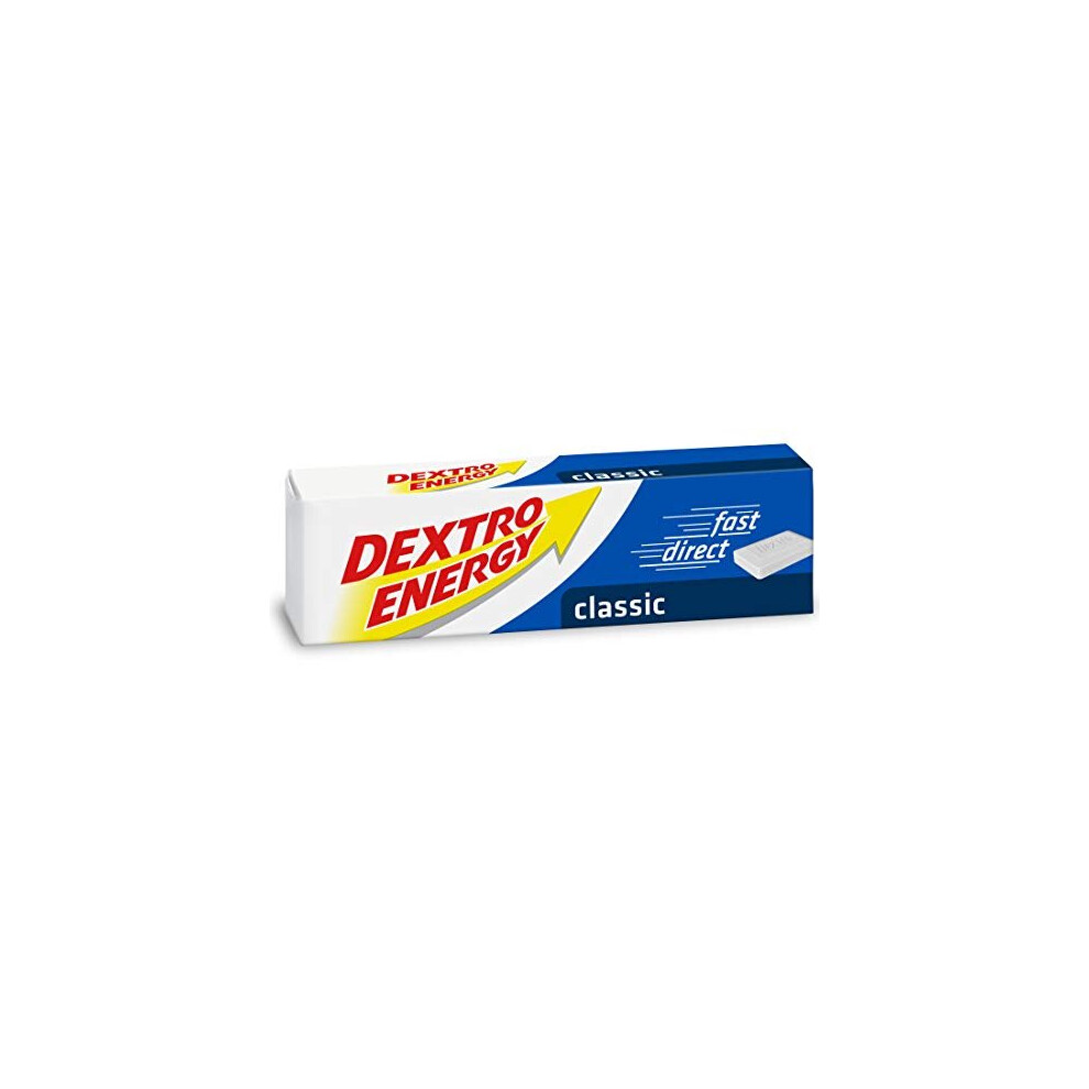 Dextro Energy Classic Glucose Tablets, 47 g, 24 Packs, Energy Tablets, for a Quick Burst of Glucose