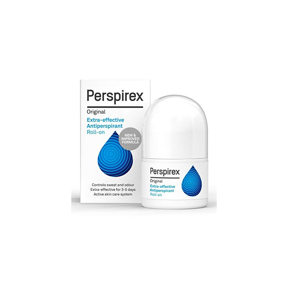 Perspirex Extra Strength Antiperspirant Roll On 20Ml | Long Lasting Sweat Protection | Original