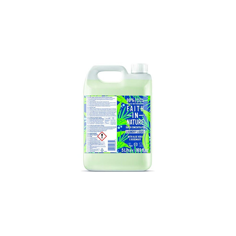 Faith in Nature Super Concentrated Laundry Liquid, 5L