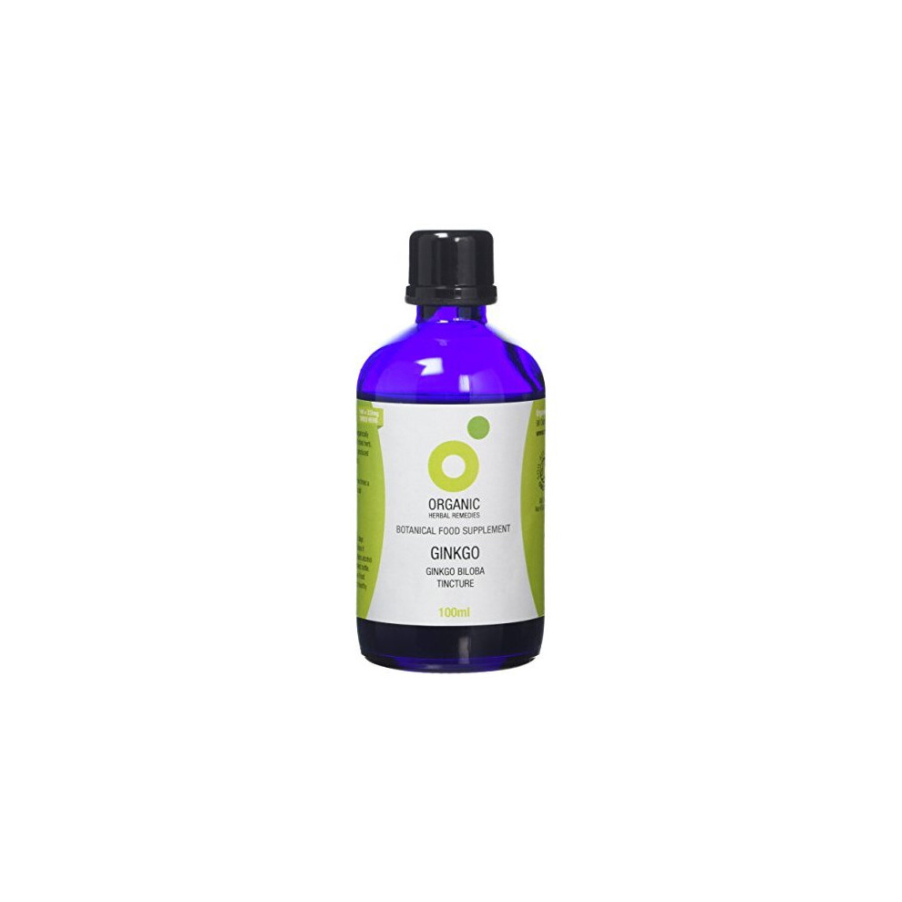 Organic Herbal Remedies 100 Ml Ginkgo Biloba Tincture