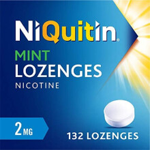 NiQuitin Mint Lozenge - 2 mg, 132 Lozenges - Stop Smoking Aid
