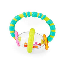 Bright Starts Grab & Spin Rattle and Teether Toy