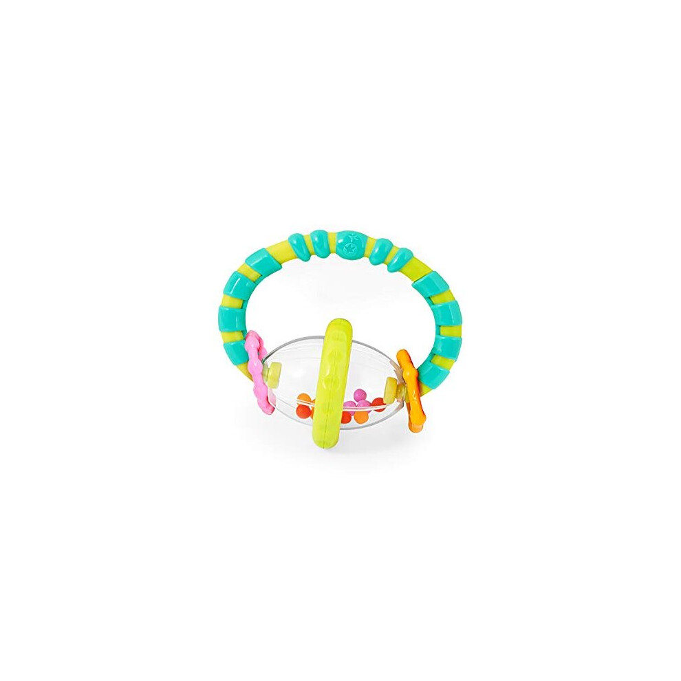 Bright Starts Grab & Spin Rattle and Teether Toy