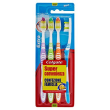Colgate Extra Clean - Toothbrushes - Medium-Sized, 4 units