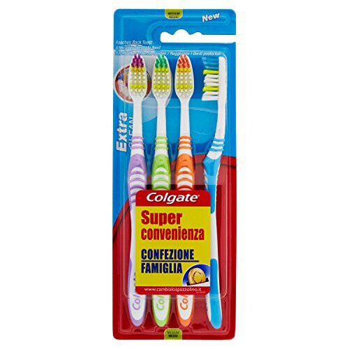 Colgate Colgate Extra Clean - Toothbrushes - Medium-Sized, 4 units