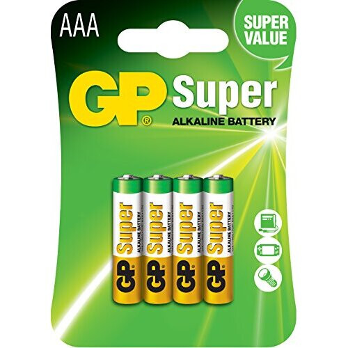 SUPER ALKALIN BATTERI AAA 1,5V 4 STK. - GP24A-UW4