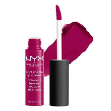 NYX Professional Makeup Soft Matte Lip Cream, Creamy and Matte Finish, Highly Pigmented Colour, Long Lasting, Vegan Formula, Shade: Madrid