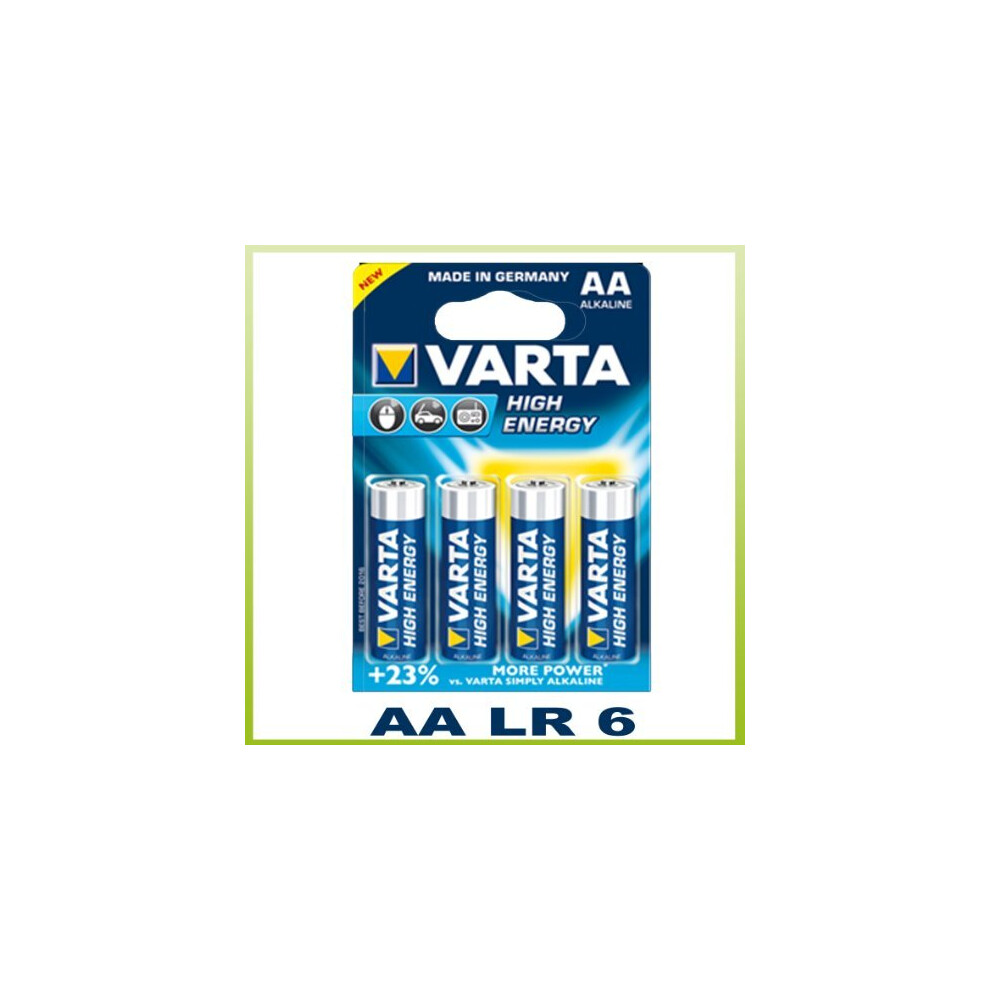 Varta High Energy AA LR6ÃÃ¢Â Mignon Batteries 1.5ÃÃ¢Â V 1500ÃÃ¢Â mAh 1 Blister Pack of 4