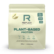 Reflex Nutrition Plant Based Vegan Protein with B12 Great Taste New 2020 Protein (600g) (Vanilla Bean)
