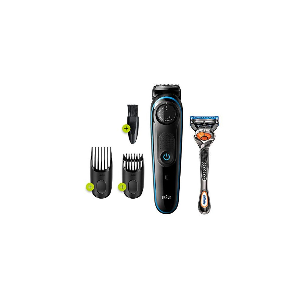 Braun - 81705178 - BT3240 - Beard and Hair Trimmer, 39 Length Adjustments, Black/Blue