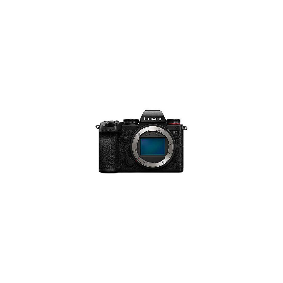 Panasonic LUMIX DC-S5E-K S5 Full Frame Compact 4K Mirrorless Camera with OLED Live Tiltable Viewfinder (Body only)