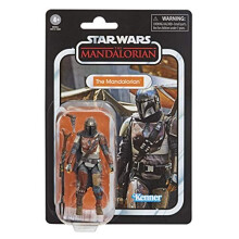 Star Wars The Vintage Collection The Mandalorian Figur, 9.5 cm Actionfigur, Leksaker för Barn 4 År och Äldre