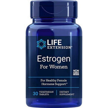 Life Extension, Östrogen für Frauen, 30 Vegetarische Tabletten