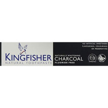 Kingfisher Naturally Whitening Charcoal Fluoride Free Toothpaste for a Brighter Smile