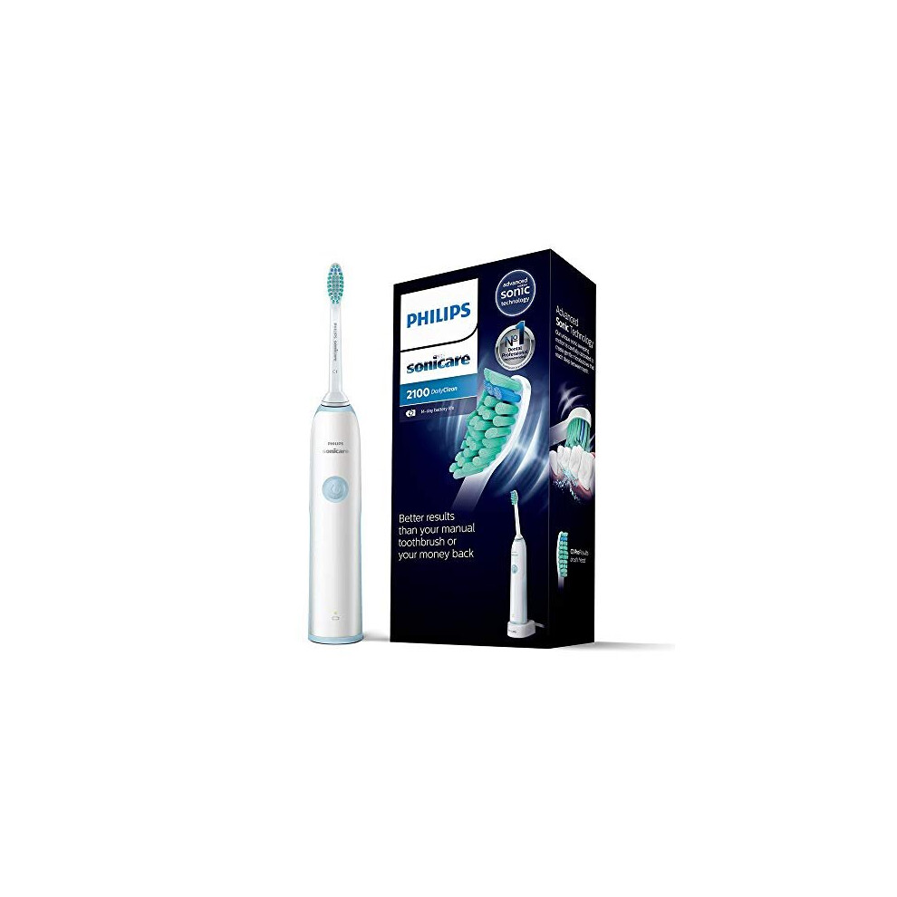 Philips Sonicare DailyClean 2100 Electric Toothbrush - Light Blue - HX3224/01