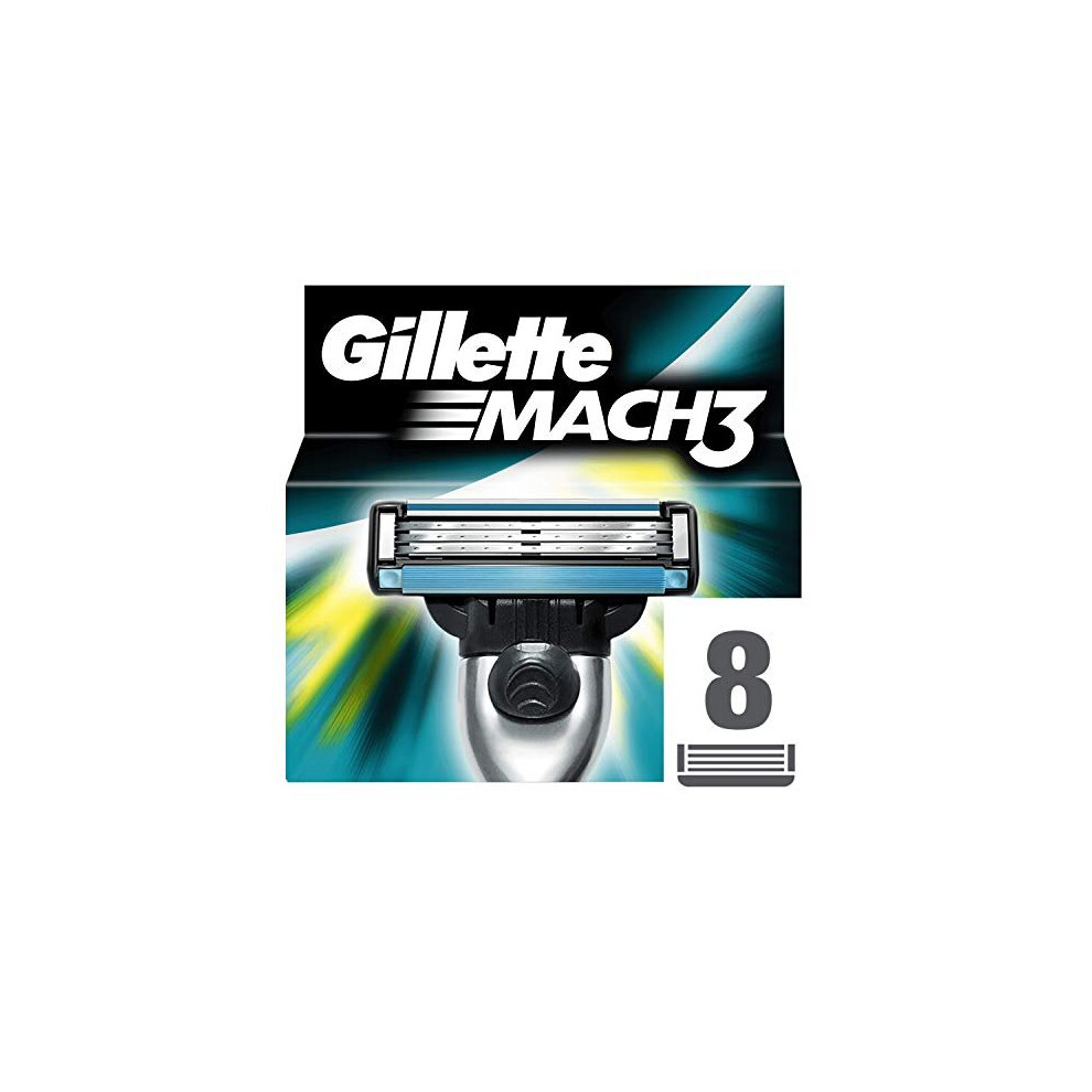 Gillette razor blades Mach3, for men, 8 pieces, XL-image-OPC-P6FHDWC-NEW