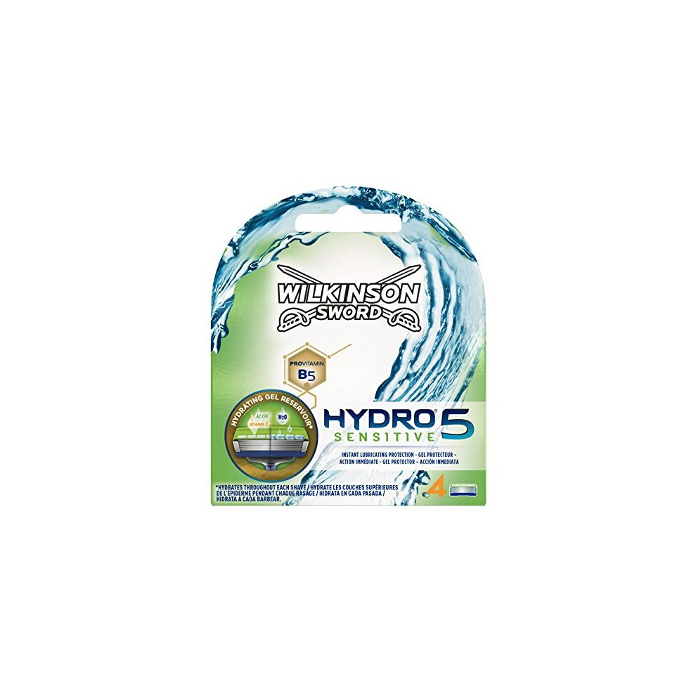 Wilkinson Sword Hydro 5 Sensitive Men's Razor Blades (Pack of 4)