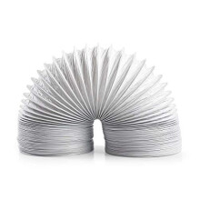 Luftauslassschlauch PVC | 127 mm | 6,00 m | Geeignet für: Belüftung / Wäschetrockner | Weiß