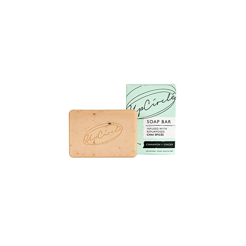 Upcircle Cinnamon & Ginger Chai Soap Bar 100G