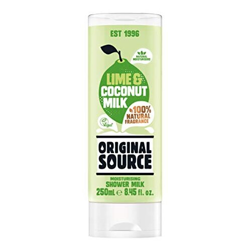 Original Source Original Source Vegan Lime and Coconut Shower Milk, (250 ml x 6 Bottles)