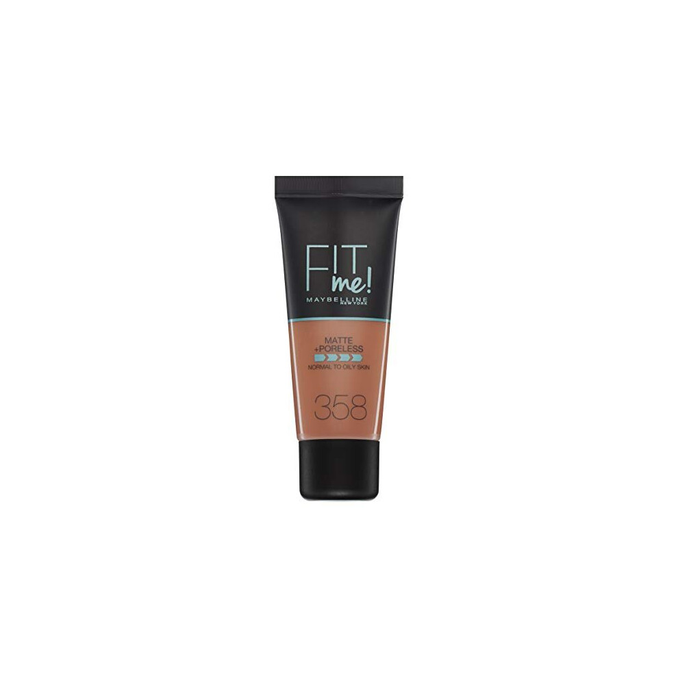 Maybelline Fit Me Matte & Poreless Foundation 358 Latte 30ml