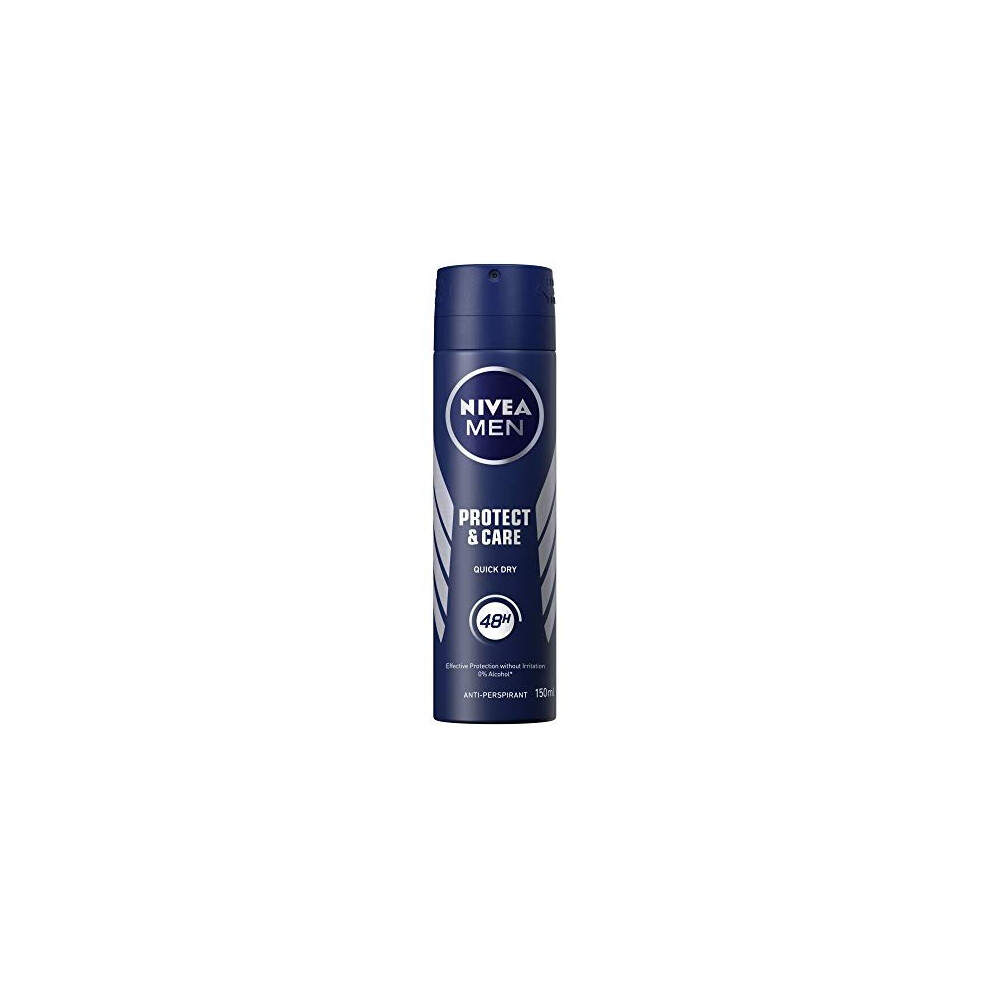 Nivea Men Protect & Care 48H Anti-Perspirant Spray, 150Ml