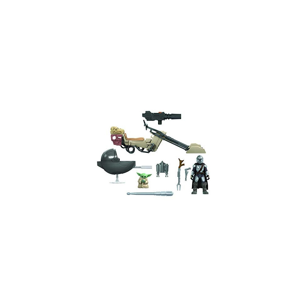 Star Wars Mission Fleet Expedition Class The Mandalorian The Child Battle for the Bounty 6-cm-Scale Figures and Vehicle, Children Aged 4 and Up