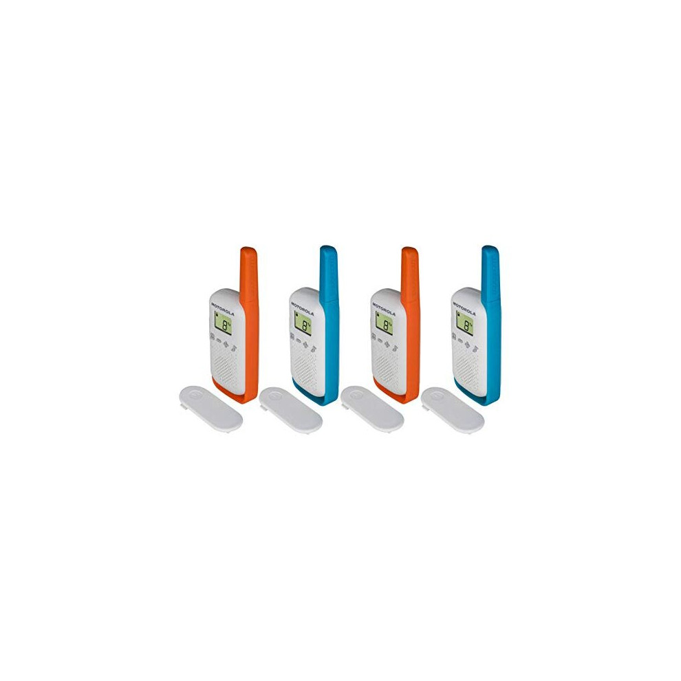 Motorola Pmr Radio Talkabout T42 Quad Pack Set With 4 Pieces
