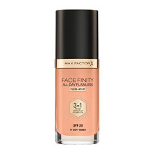 Max Factor Facefinity 3-in-1 All Day Flawless Liquid Foundation, SPF 20 - 77 Soft Honey (Packaging May Vary)