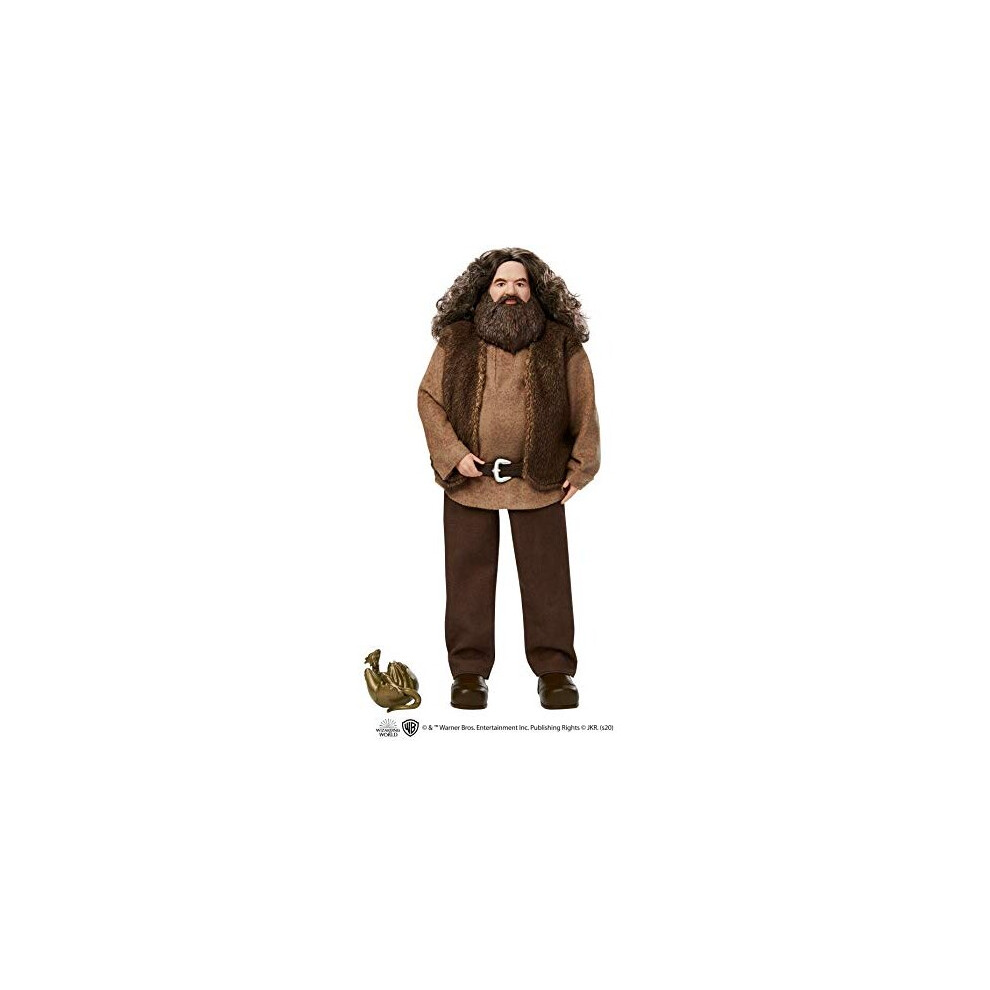 Harry Potter Gkt94 Rubeus Hagrid Doll - Authentic Wizarding World Collectible Figure