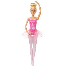 Barbie Ballerina Docka, Blond i Avtagbar Rosa Tutu, Skulpterade Tåskor & Balettarmar