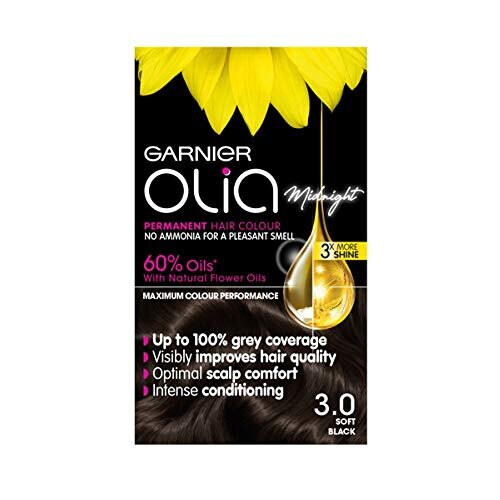 Garnier Garnier Olia Permanent Hair Colour Innovation 3.0 Soft Black