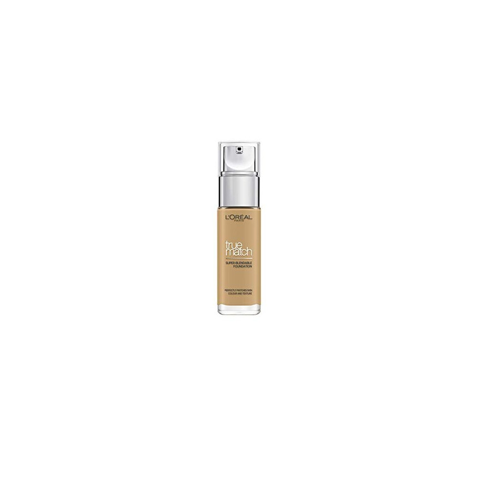 L’oréal Paris L'oreal Paris Foundation True Match Liquid Foundation 6W Honey With Hyaluronic Acid & Spf 17 30Ml Golden