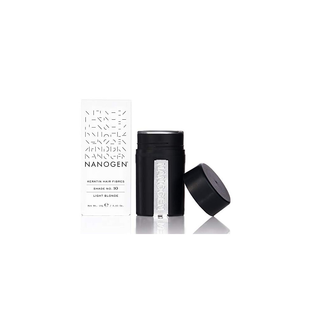 Nanogen Keratin Thickening Hair Fibres, 15 g, Light Blonde