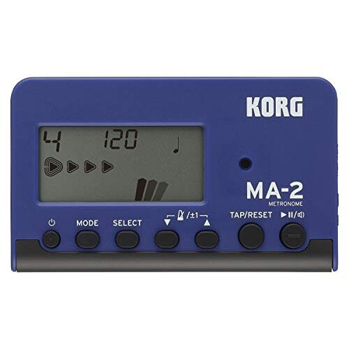 KORG MA2-BLBK LCD Pocket Digital Metronome - Black & Blue