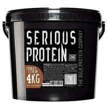 The Bulk Protein Company - SERIOUS Protein 4kg - Low Carb Lean Protein Powder 24g Per Serving - Cookies & Cream Flavour