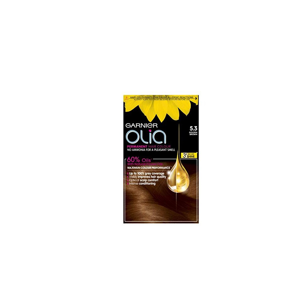 Garnier Olia Permanent Hair Colour 5.3 Golden Brown