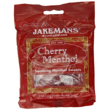 Jakemans Cherry Menthol Lozenges 73g Pack of 10 – Soothing Sweets